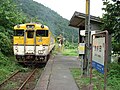 今井田駅に停車中のキハ40形