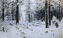 Ivan Shishkin, Winter, (1890)