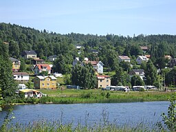 Klockestrand sedd från Sandö