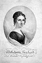 Wilhelmine Reichard, Lithographie von Adolf Kunike (um 1820)