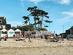 La plage de Saint-Cieux au niveau de la saladerie.