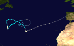 La trajectoire tortueuse de Leslie.