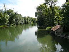 The Loing in Grez-sur-Loing.