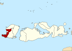 Location within West Nusa Tenggara