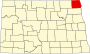 Pembina County map