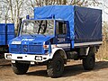 Crew lorry MLW 2 of the THW, based on the Unimog 437 (U 4000)