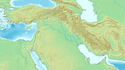 Babylon lies near the center of Iraq