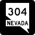 State Route 304 marker