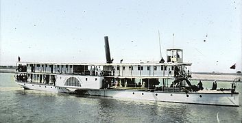 Riverboat on the Nile, Egypt 1900