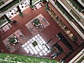 Lobby of The Oberoi, Mumbai as viewed from above