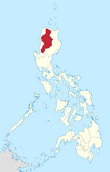 Map of the Philippines highlighting Cordillera Administrative Region