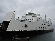 The MV PT Barnum at Port Jefferson Harbor