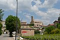 Les vignes à l'entrée de Puyméras.