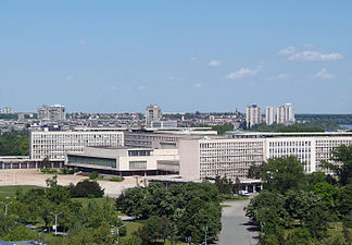 Palace of Serbia by Potočnjak and Janković in Belgrade, 1950[62]