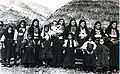 Sarakatsani women and girls in 1922; Epirus, Greece.