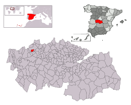 Sotillo de las Palomas – Mappa