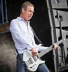 Performing with Status Quo at Wacken Open Air festival, 2017