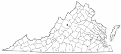 Location of Jolivue, Virginia