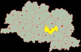 Distretto di Bešankovičy – Localizzazione