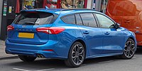 Ford Focus ST-Line X break de 2018 (Royaume-Uni)