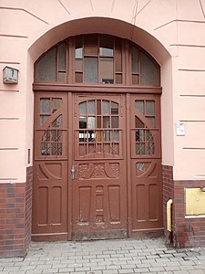 Art Nouveau style door