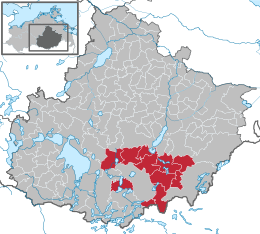 Amt Neustrelitz-Land – Mappa