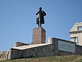 Statue of Anghel Saligny, overlooking the port of Constanţa (1957)