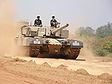 Arjun MBT on a bump track test. cc Ajai Shukla