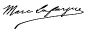 signature de Marc Lafargue