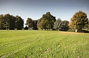 Football pitch in the park