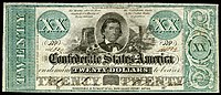 $20 (T21) Alexander H. Stephens Keatinge & Ball (Columbia, S.C.) (164,248 issued)