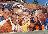 Restored mural in Hollywood