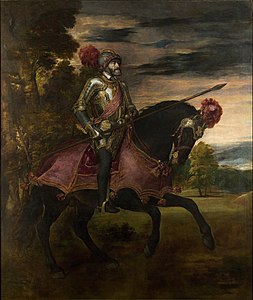 Equestrian Portrait of Charles V, by Titian