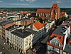 Medieval Town of Toruń, view from the tower of the Old Town City Hall