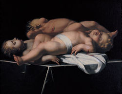 Putti endormis, vers 1620, Milwaukee, Patrick and Beatrice Haggerty Museum of Art (en).