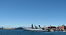 Naval Base Simon's Town from the sea.