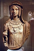 Terracotta bust of an Etruscan woman
