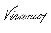 signature de Miguel García Vivancos