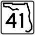 State Road 41 marker