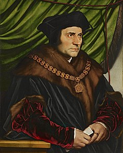 Portrait of Sir Thomas More, by Hans Holbein the Younger