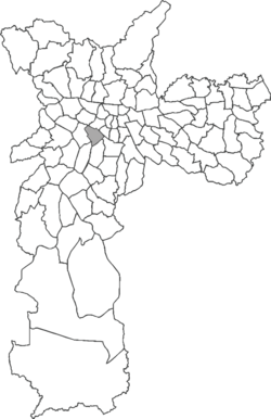 Location in the city of São Paulo