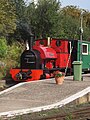 ex-Bowaters Railway locomotive Leader, preserved on the Sittingbourne and Kemsley Light Railway