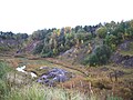 ‎Blick in die Kalkgrube von der Aussichtsplattform