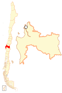 Localização da Bío-Bío (região)