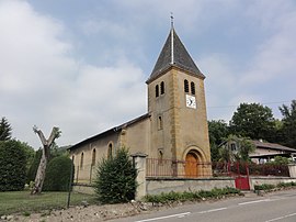 The church in Moulainville