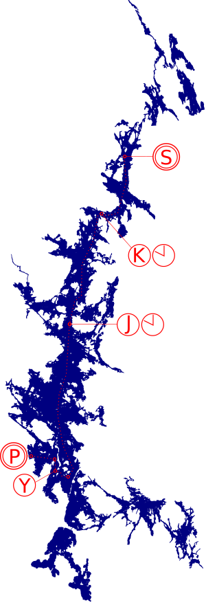 Päijännepurjehduksen reitti