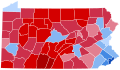 Image 382020 U.S. presidential election results by county in Pennsylvania   Democratic   Republican (from Pennsylvania)