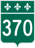 Route 370 marker