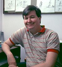 Randy Cartwright at the Disney Studio in 1991.