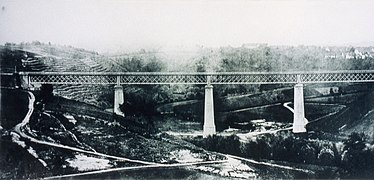 Viadukt nach Eröffnung 1876